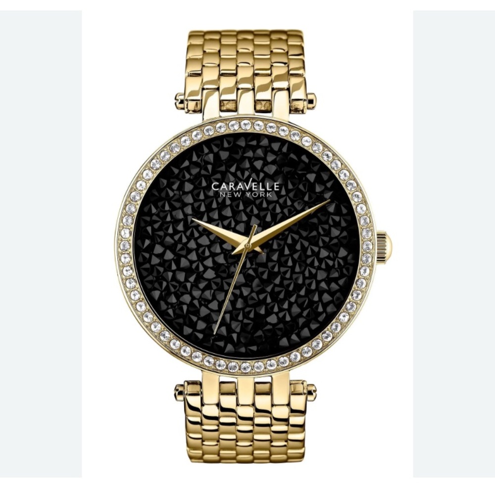 CARAVELLE BY BULOVA NEW YORK CRYSTAL WATCH 44L121